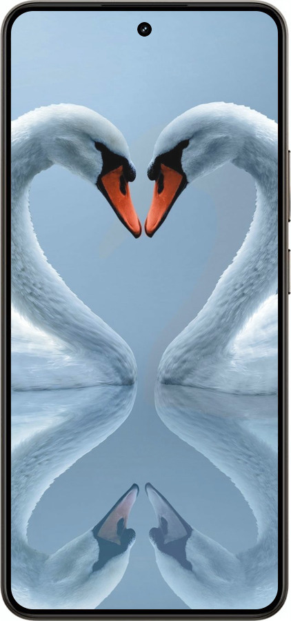 Силиконовый чехол Лебеди для Realme 14 5G / 14T 5G - 6007u-4024 изображение 