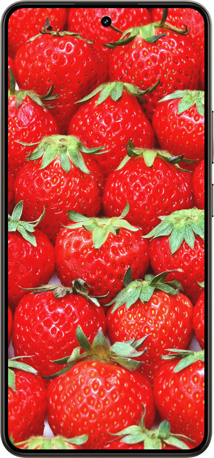 Силиконовый чехол Клубника для Realme 14 5G / 14T 5G - 6020u-4024 изображение 