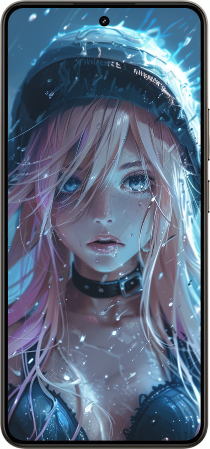 Силіконовий чехол Аніме-діва під дощем для Realme 14 5G / 14T 5G - 6120u-4024 изображение 