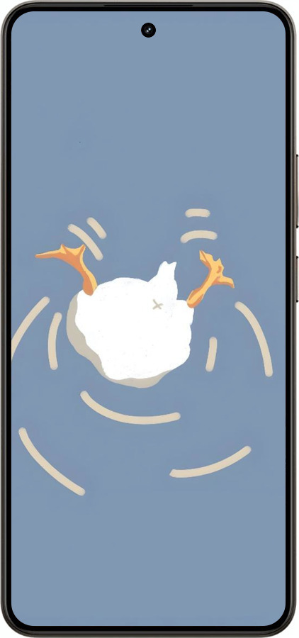 Силиконовый чехол Гусь ныряет для Realme 14 5G / 14T 5G - 6275u-4024 изображение 