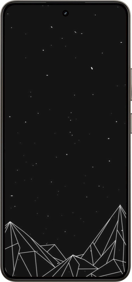 Силиконовый чехол Черно белые абстрактные горы для Realme 14 5G / 14T 5G - 6437u-4024 изображение 