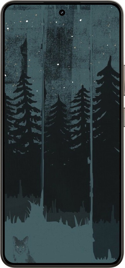 Силиконовый чехол Лиса и ночной лес для Realme 14 5G / 14T 5G - 6481u-4024 изображение 