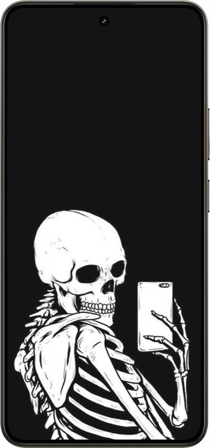 Силиконовый чехол Скелет делает Selfie для Realme 14 5G / 14T 5G - 6535u-4024 изображение 