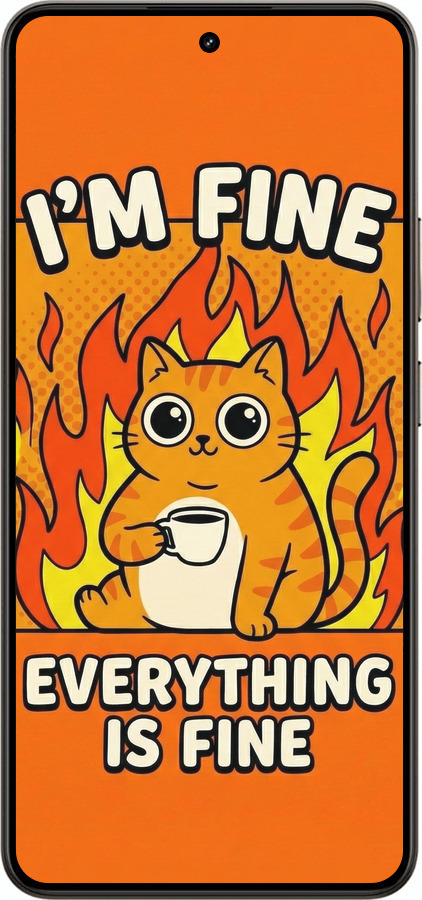 Силіконовий чехол Funny Cat для Realme 14 5G / 14T 5G - 6786u-4024 изображение 