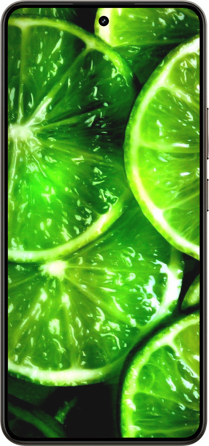 Силиконовый чехол Зелёные дольки лимона для Realme 14 5G / 14T 5G - 852u-4024 изображение 