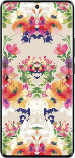 Силиконовый чехол Цветочный узор для Realme 14 PRO + - 1083u-3968 изображение 