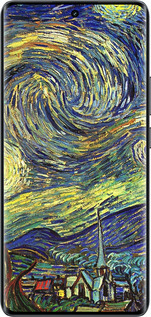 Силіконовий чехол Вінсент Ван Гог. Зоряна ніч для Realme 14 PRO + - 163u-3968 изображение 