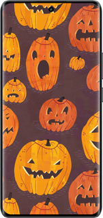 Силиконовый чехол Тыквы на Хеллоуин для Realme 14 PRO + - 233u-3968 изображение 