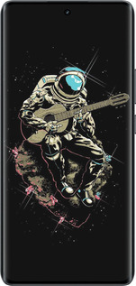 Силиконовый чехол Космонавт с гиратой для Realme 14 PRO + - 4138u-3968 изображение 