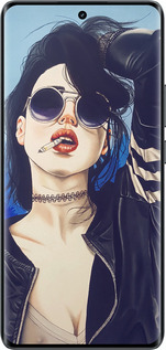 Силиконовый чехол Девушка на стиле для Realme 14 PRO + - 4151u-3968 изображение 