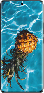 Силиконовый чехол Ананас на воде для Realme 14 PRO + - 4384u-3968 изображение 