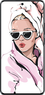 Силіконовий чехол Дівчина в окулярах 2 для Realme 14 PRO + - 4714u-3968 изображение 