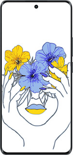 Силиконовый чехол Девушка v4 для Realme 14 PRO + - 5276u-3968 изображение 