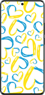 Силиконовый чехол Сердца UA для Realme 14 PRO + - 5292u-3968 изображение 