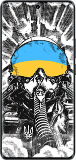 Силиконовый чехол Призрак Киева v3 для Realme 14 PRO + - 5307u-3968 изображение 