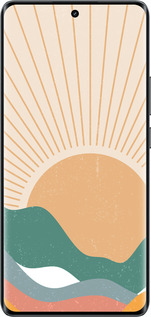 Силиконовый чехол Горы и солнце v2 для Realme 14 PRO + - 5488u-3968 изображение 