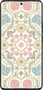 Силіконовий чехол Квітковий орнамент v2 для Realme 14 PRO + - 5513u-3968 изображение 