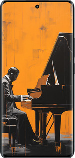 Силіконовий чехол Чохол для телефона Чоловік за Роялем для Realme 14 PRO + - 5938u-3968 изображение 