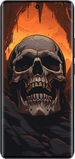 Силиконовый чехол Череп в пещере для Realme 14 PRO + - 5959u-3968 изображение 