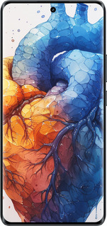 Силиконовый чехол Арт-сердце для Realme 14 PRO + - 6034u-3968 изображение 