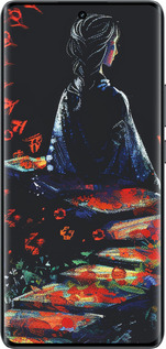 Силиконовый чехол Мечтательная девушка для Realme 14 PRO + - 6042u-3968 изображение 