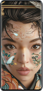Силіконовий чехол Погляд душі самурая для Realme 14 PRO + - 6076u-3968 изображение 