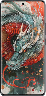 Силиконовый чехол Стихия огня для Realme 14 PRO + - 6101u-3968 изображение 