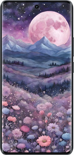 Силиконовый чехол Ночь луна арт для Realme 14 PRO + - 6319u-3968 изображение 