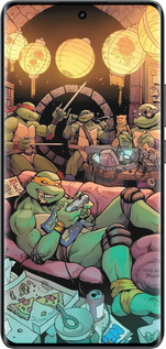 Силиконовый чехол Черепашки нинзя для Realme 14 PRO + - 6346u-3968 изображение 