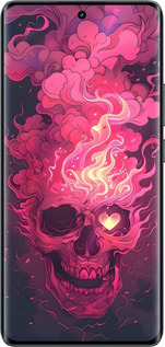 Силиконовый чехол Череп арт для Realme 14 PRO + - 6385u-3968 изображение 