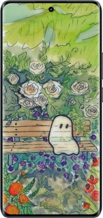 Силиконовый чехол Грустное привидение для Realme 14 PRO + - 6403u-3968 изображение 