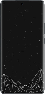 Силиконовый чехол Черно белые абстрактные горы для Realme 14 PRO + - 6437u-3968 изображение 