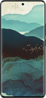 Силиконовый чехол С изображением гор Индиго для Realme 14 PRO + - 6484u-3968 изображение 