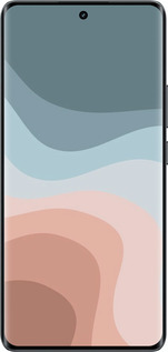 Силіконовий чехол З синіми та рожевими хвилями в стилі ретро для Realme 14 PRO + - 6532u-3968 изображение 