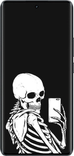 Силиконовый чехол Скелет делает Selfie для Realme 14 PRO + - 6535u-3968 изображение 