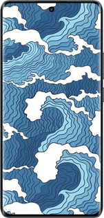 Силіконовий чехол Абстрактний малюнок морських хвиль для Realme 14 PRO + - 6538u-3968 изображение 