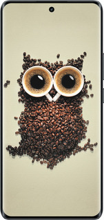 Силиконовый чехол Сова из кофе для Realme 14 PRO + - 777u-3968 изображение 