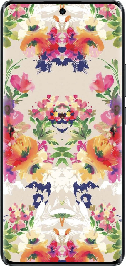Силиконовый чехол Цветочный узор для Realme 14 PRO + - 1083u-3968 изображение 