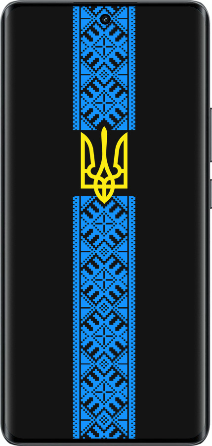 Силіконовий чехол Тризуб в вишиванці для Realme 14 PRO + - 1158u-3968 изображение 