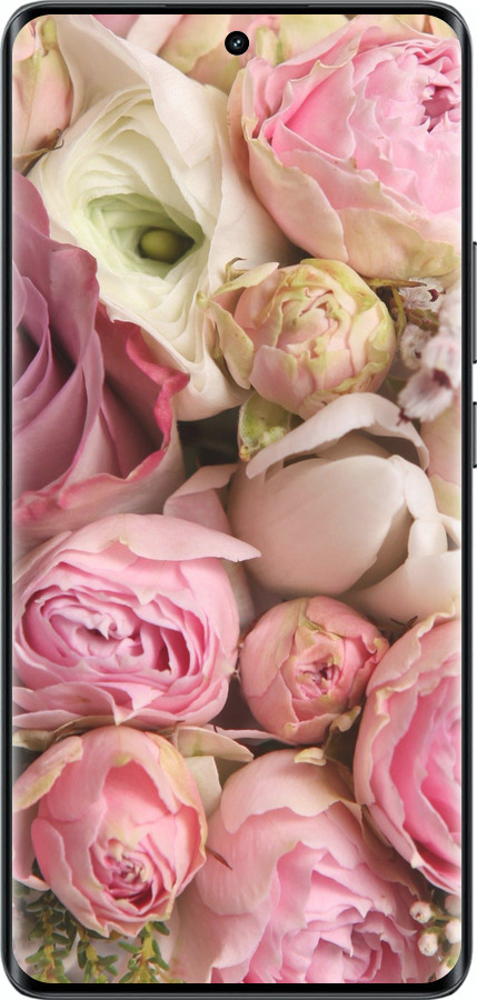 Силіконовий чехол Троянди v2 для Realme 14 PRO + - 2320u-3968 изображение 