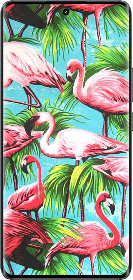 Силиконовый чехол Tropical background для Realme 14 PRO + - 4016u-3968 изображение 