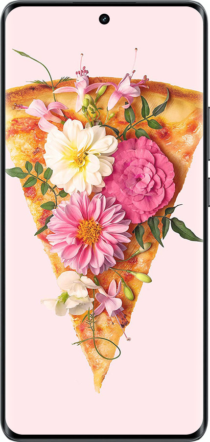 Силиконовый чехол pizza для Realme 14 PRO + - 4492u-3968 изображение 