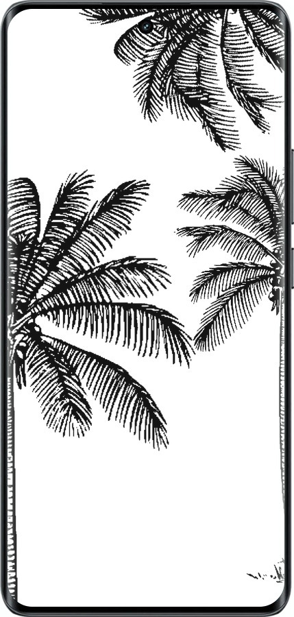 Силіконовий чехол Пальми1 для Realme 14 PRO + - 4634u-3968 изображение 