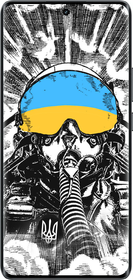 Силиконовый чехол Призрак Киева v3 для Realme 14 PRO + - 5307u-3968 изображение 