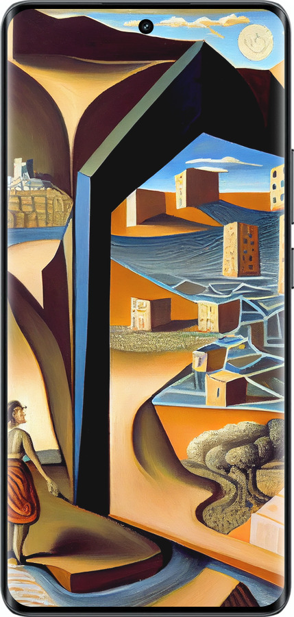 Силиконовый чехол Абстракция v2 для Realme 14 PRO + - 5618u-3968 изображение 