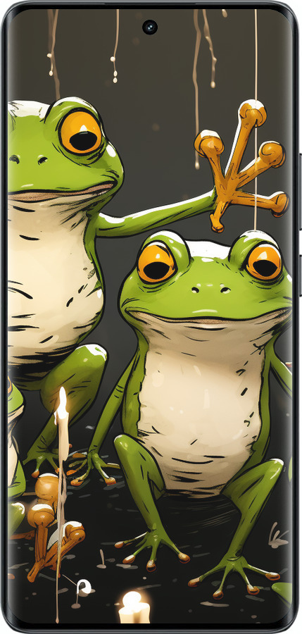 Силіконовий чехол Жабки 2 для Realme 14 PRO + - 5657u-3968 изображение 