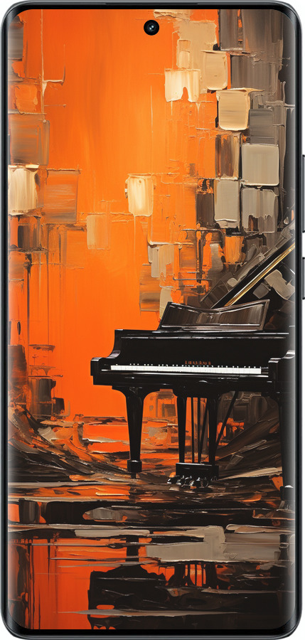 Силіконовий чехол Чохол для телефону Помаранчевий Рояль для Realme 14 PRO + - 5937u-3968 изображение 