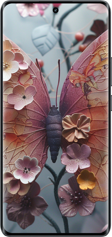 Силиконовый чехол Fairy Butterfly для Realme 14 PRO + - 6048u-3968 изображение 