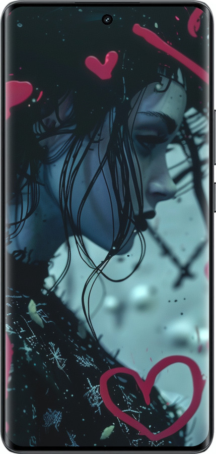 Силіконовий чехол XO Love v2 для Realme 14 PRO + - 6057u-3968 изображение 