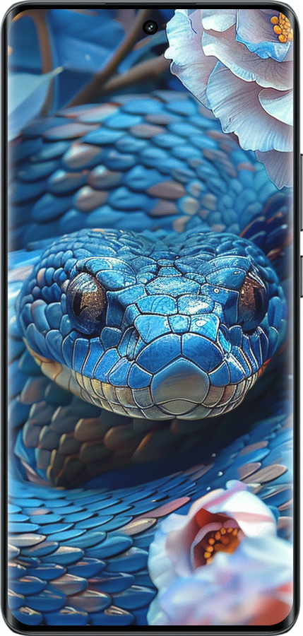 Силиконовый чехол Blue Snake для Realme 14 PRO + - 6079u-3968 изображение 